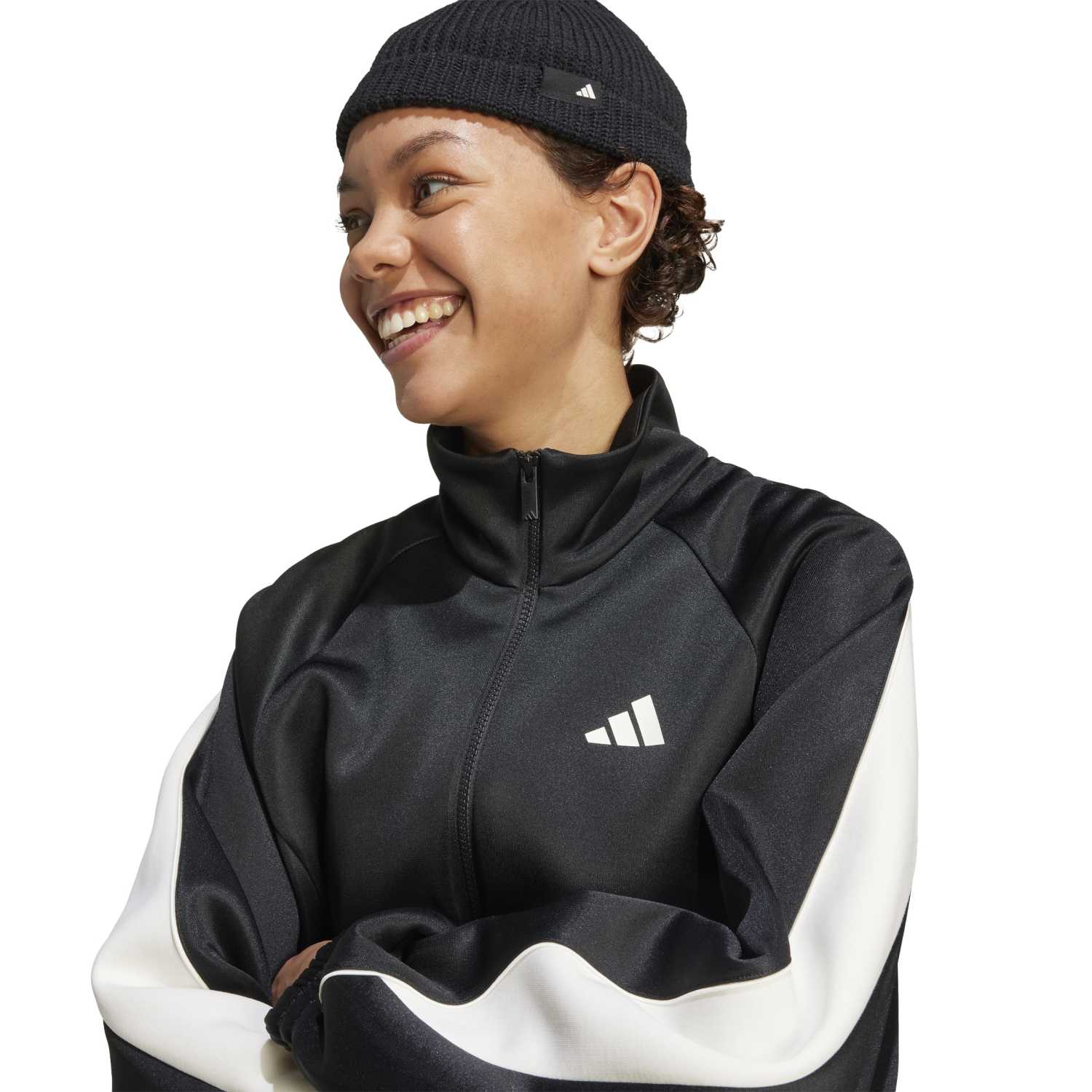 Adidas Stadium Tracktop | Women's | Black/Off White | ShopWSS