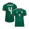 Mexico 26/27 E. Alvarez #4 Replica Home Jersey - Mens