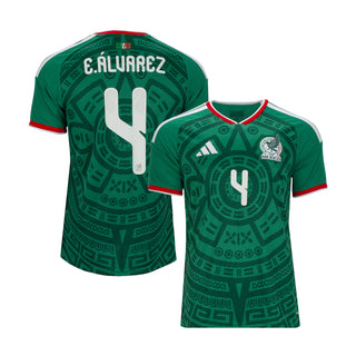 Mexico 26/27 E. Alvarez #4 Replica Home Jersey - Mens