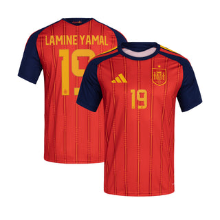 Spain 26/27 Lamine Yamal #19 Replica Home Jersey - Mens