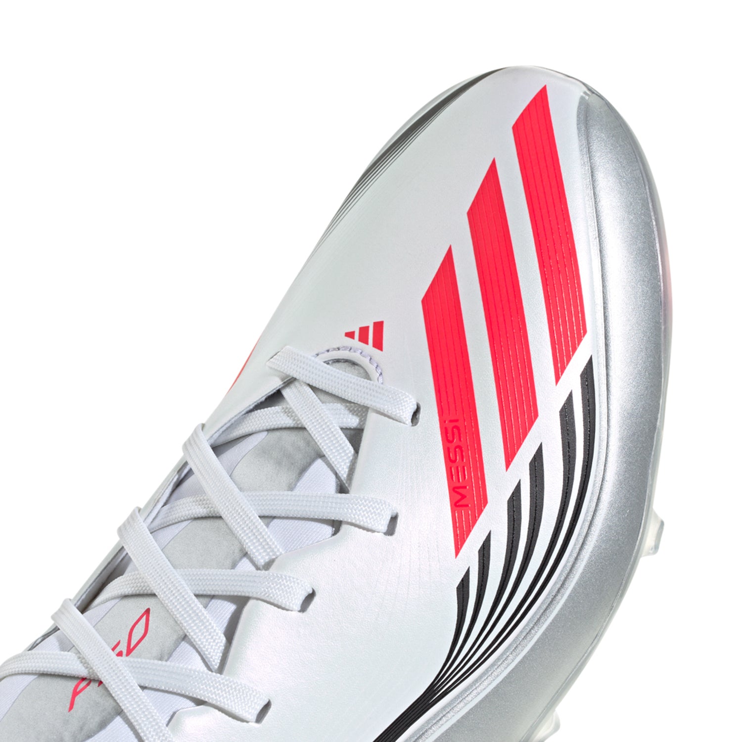 Adidas F50 League Low FG Messi | Men's | White/Lucid Red/Silver