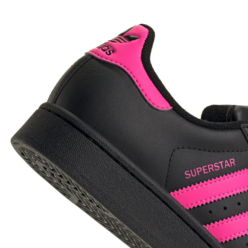 Adidas Superstar II | Youth | Black/Lucid Pink/Black | ShopWSS Adidas Superstar II | Youth | Black/Lucid Pink/Black | ShopWSS