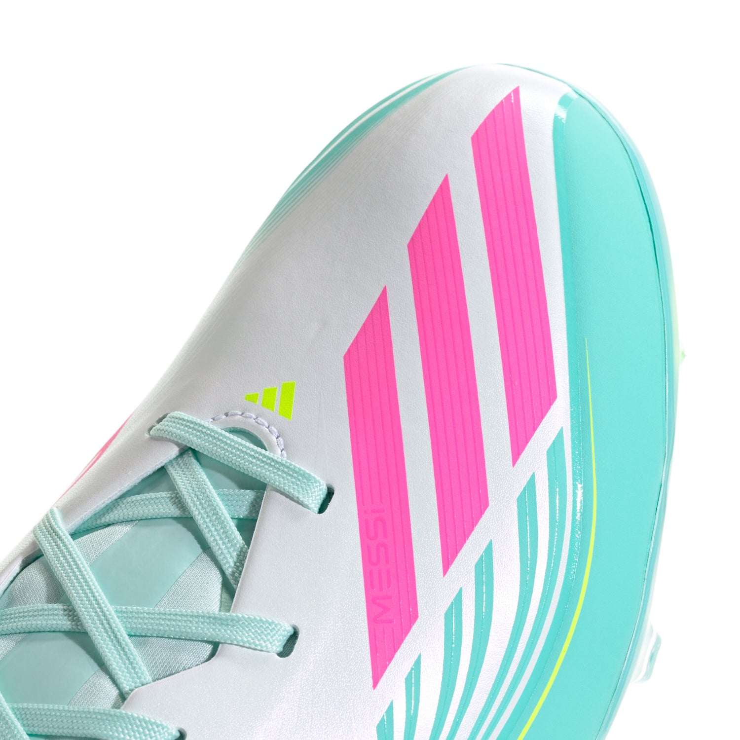 Adidas F50 League Low FG Messi | Men's | White/Lucid Pink/Flash