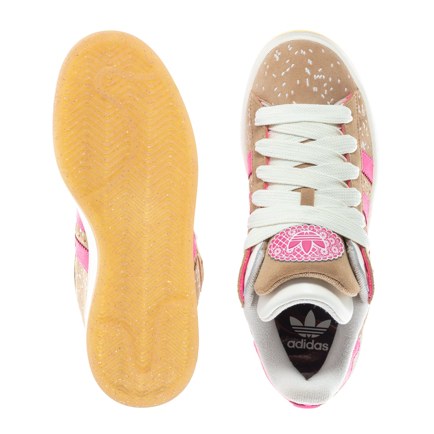 Adidas Campus 00s | Women's | (Dia De Muertos) Cream/Pink | ShopWSS Adidas Campus 00s | Women's | (Dia De Muertos) Cream/Pink | ShopWSS