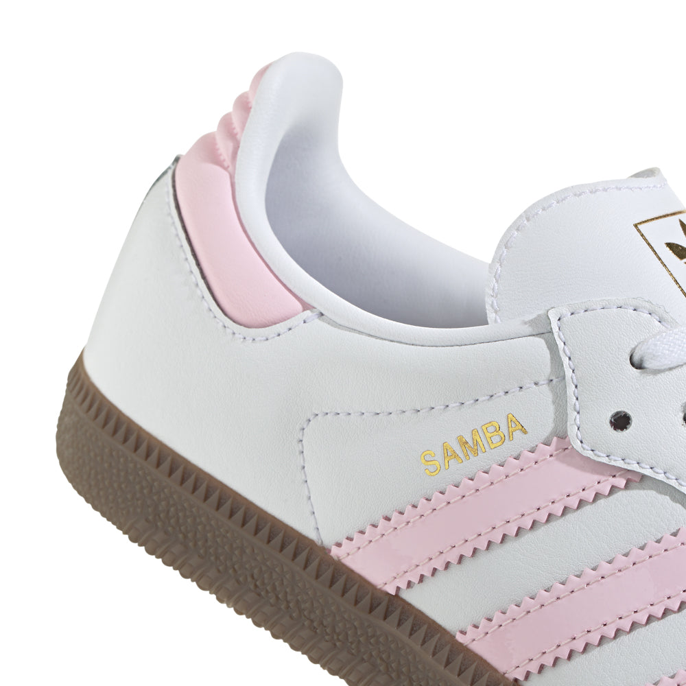 Adidas Samba OG | Youth | White/Pink Patent | ShopWSS Adidas Samba OG | Youth | White/Pink Patent | ShopWSS