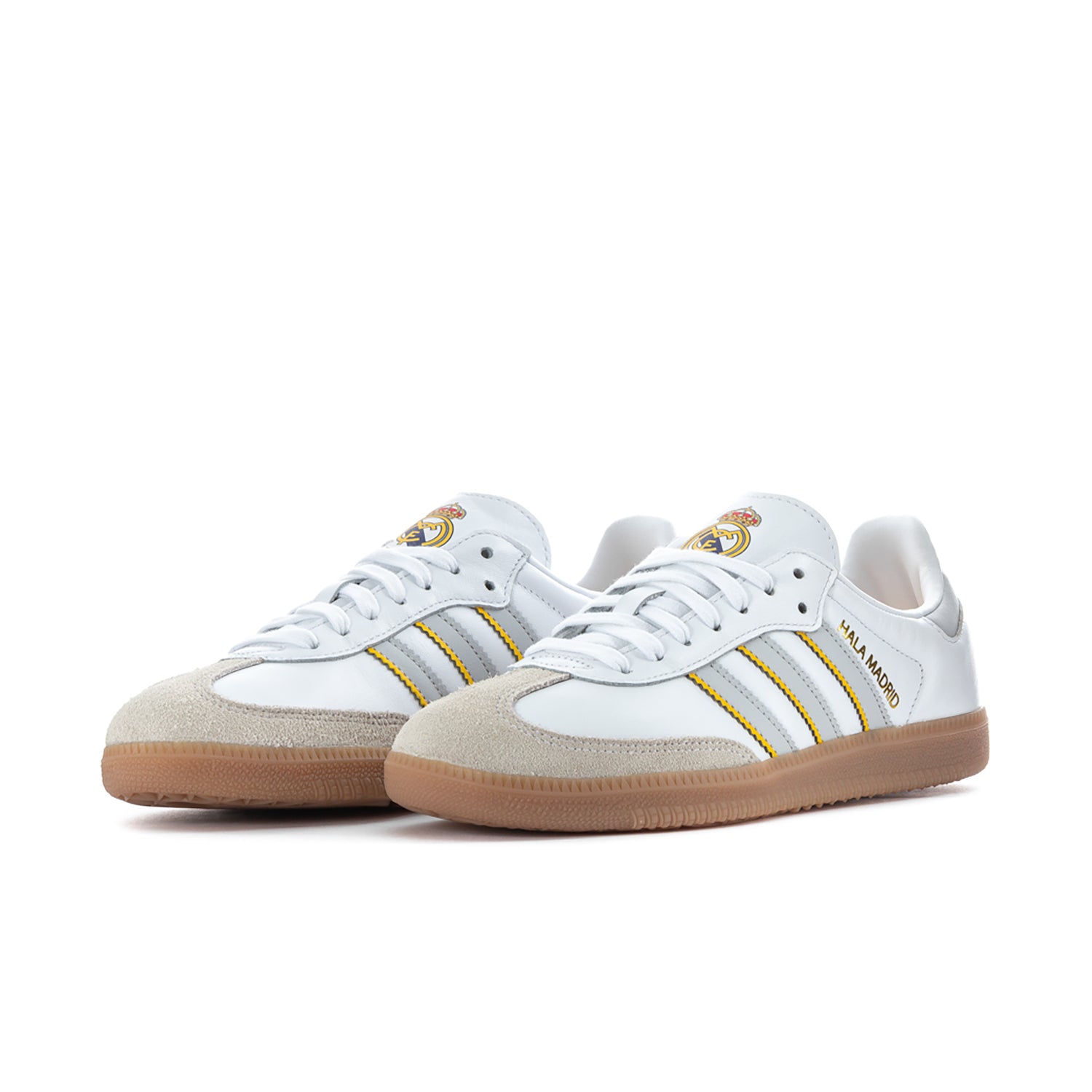 Adidas Samba Classic | Men's | (Real Madrid) White/Grey/Gum | ShopWSS Adidas Samba Classic | Men's | (Real Madrid) White/Grey/Gum | ShopWSS