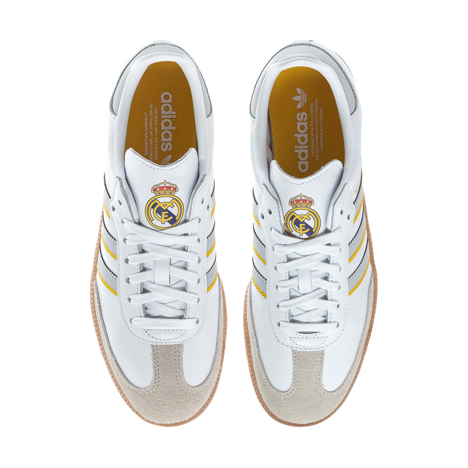 Adidas Samba Classic | Men's | (Real Madrid) White/Grey/Gum | ShopWSS Adidas Samba Classic | Men's | (Real Madrid) White/Grey/Gum | ShopWSS