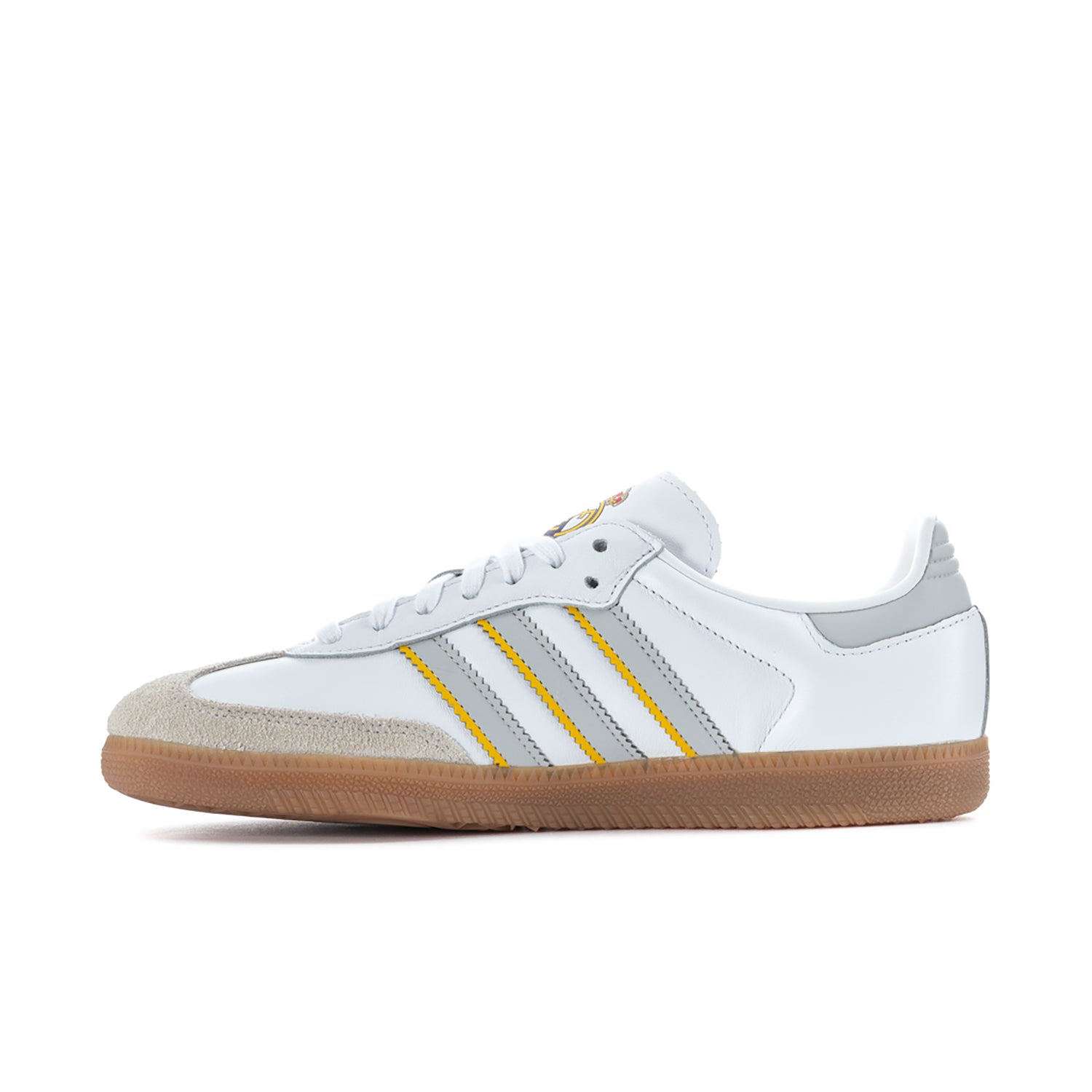 Adidas Samba Classic | Men's | (Real Madrid) White/Grey/Gum | ShopWSS Adidas Samba Classic | Men's | (Real Madrid) White/Grey/Gum | ShopWSS