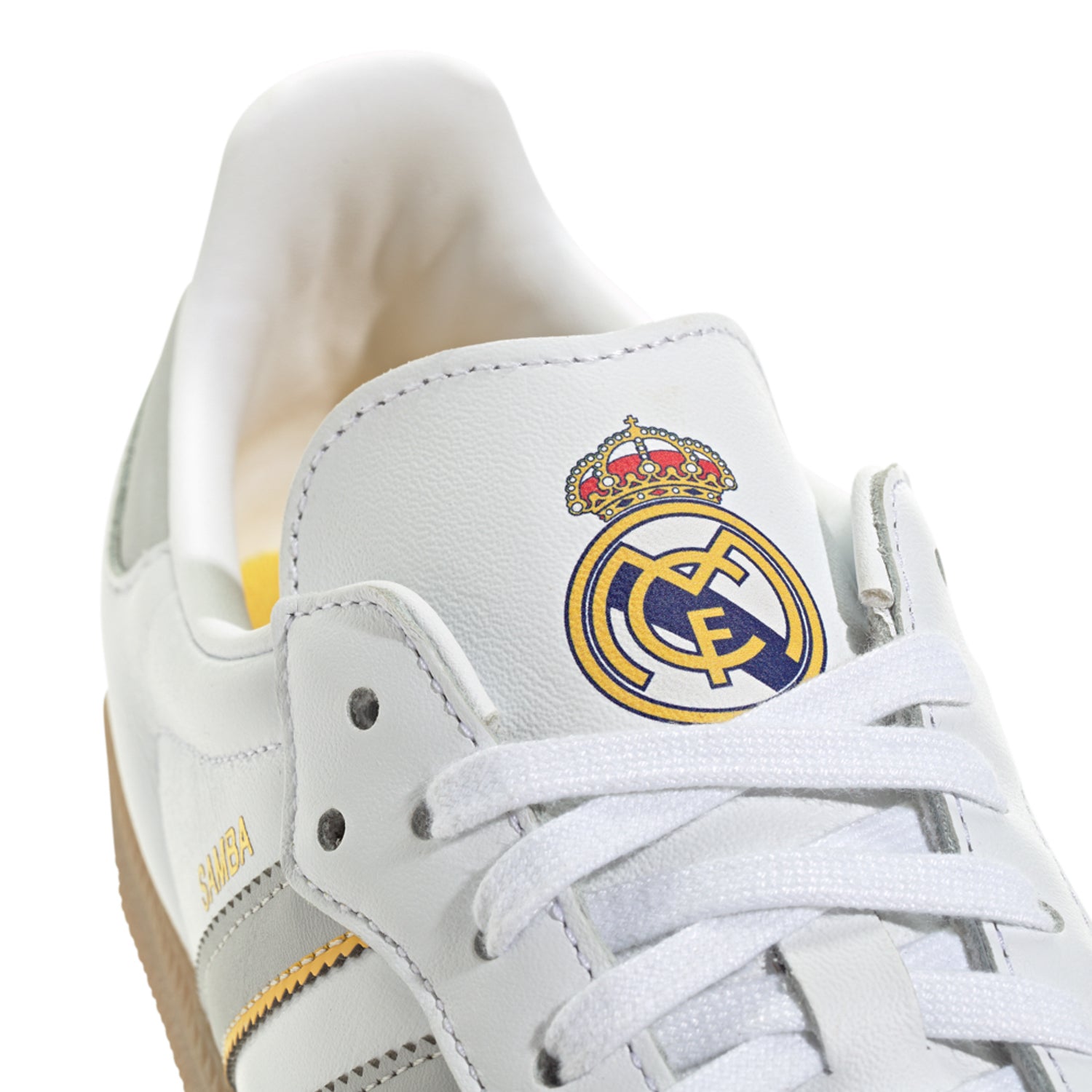 Adidas Samba Classic | Men's | (Real Madrid) White/Grey/Gum | ShopWSS Adidas Samba Classic | Men's | (Real Madrid) White/Grey/Gum | ShopWSS
