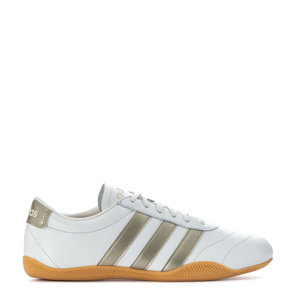adidas Women's Grand Court Lo Shoes, Crystal White/Cyber Metallic/Gum / 5.5 adidas Women's Grand Court Lo Shoes, Crystal White/Cyber Metallic/Gum / 5.5