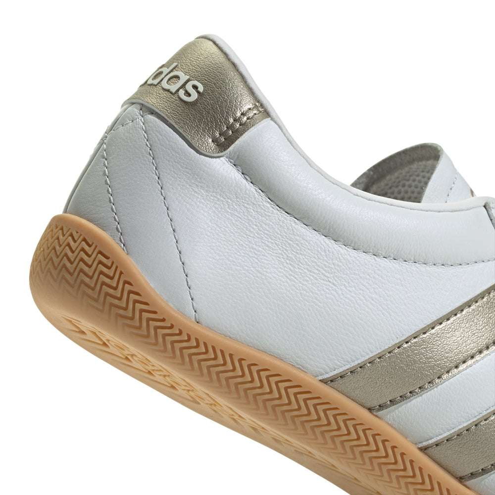 Adidas Grand Court Lo | Women's | (Metallic Stripe) Crystal White/Cyber Metallic/Gum | ShopWSS Adidas Grand Court Lo | Women's | (Metallic Stripe) Crystal White/Cyber Metallic/Gum | ShopWSS