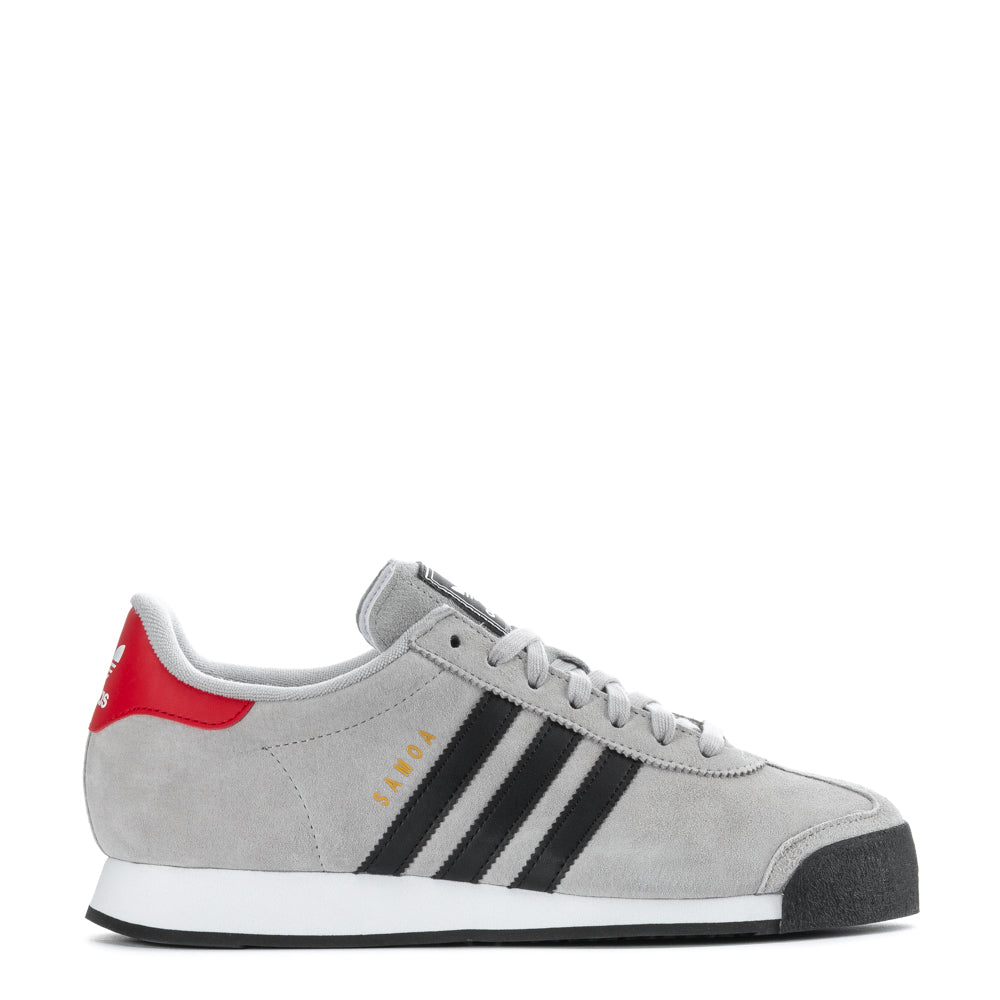 Adidas Samoa | Men's | (Nubuck) Grey/Black/Scarlet | ShopWSS Adidas Samoa | Men's | (Nubuck) Grey/Black/Scarlet | ShopWSS