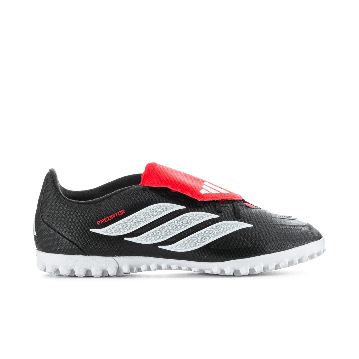 Adidas Predator Club FT TF | Men's | Black/White/Lucid Red | ShopWSS