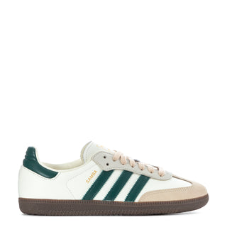 Adidas Samba OG | Women's | Off White/Collegiate Green/Sand Strata | ShopWSS Adidas Samba OG | Women's | Off White/Collegiate Green/Sand Strata | ShopWSS