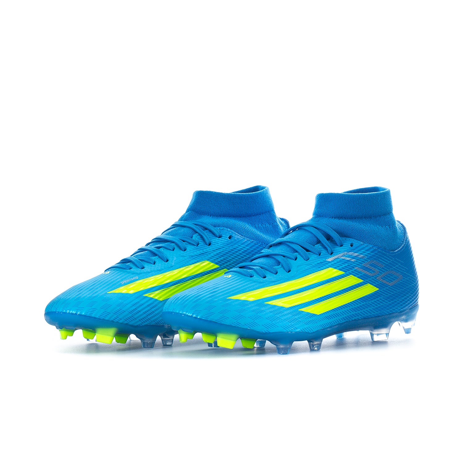 Adidas F50 League Mid FGxMG | Men's | Lucid Ray Blue/Solar Yellow/Lucid Aquamarine | ShopWSS Adidas F50 League Mid FGxMG | Men's | Lucid Ray Blue/Solar Yellow/Lucid Aquamarine | ShopWSS