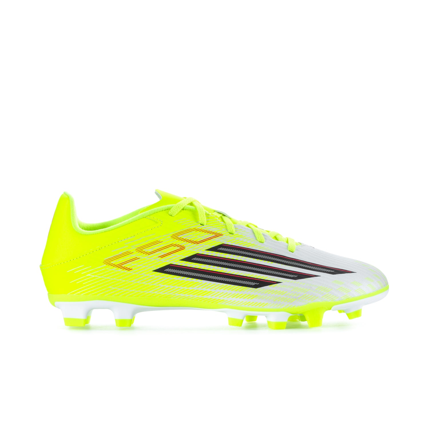 Adidas F50 Club FG/MG | Men's | Solar Yellow/Core Black/Lucid Red