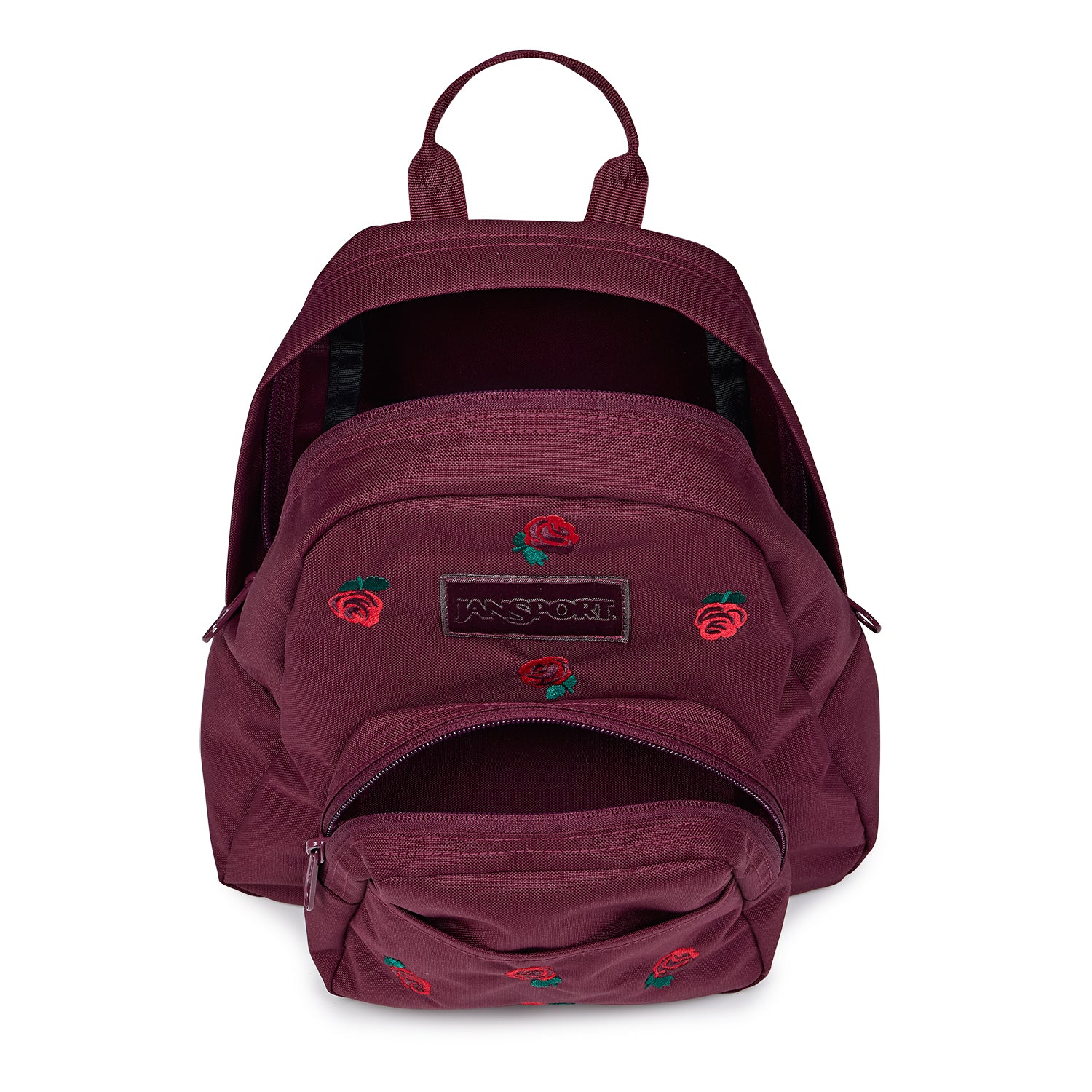 cherry jansport backpack SuperBreak Plus the Recharge Pack keeps everything in its place JanSport Just A Rose Embroidery