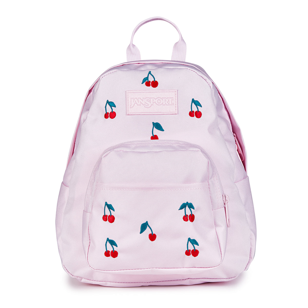 JanSport Pink Ice Cherry Embroidery Half Pint FX Mini Backpack