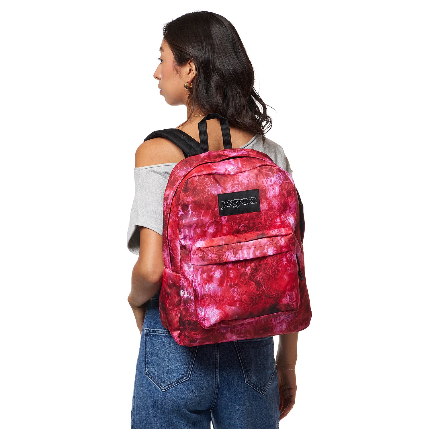 Jansport Superbreak Plus | Red/White/Black
