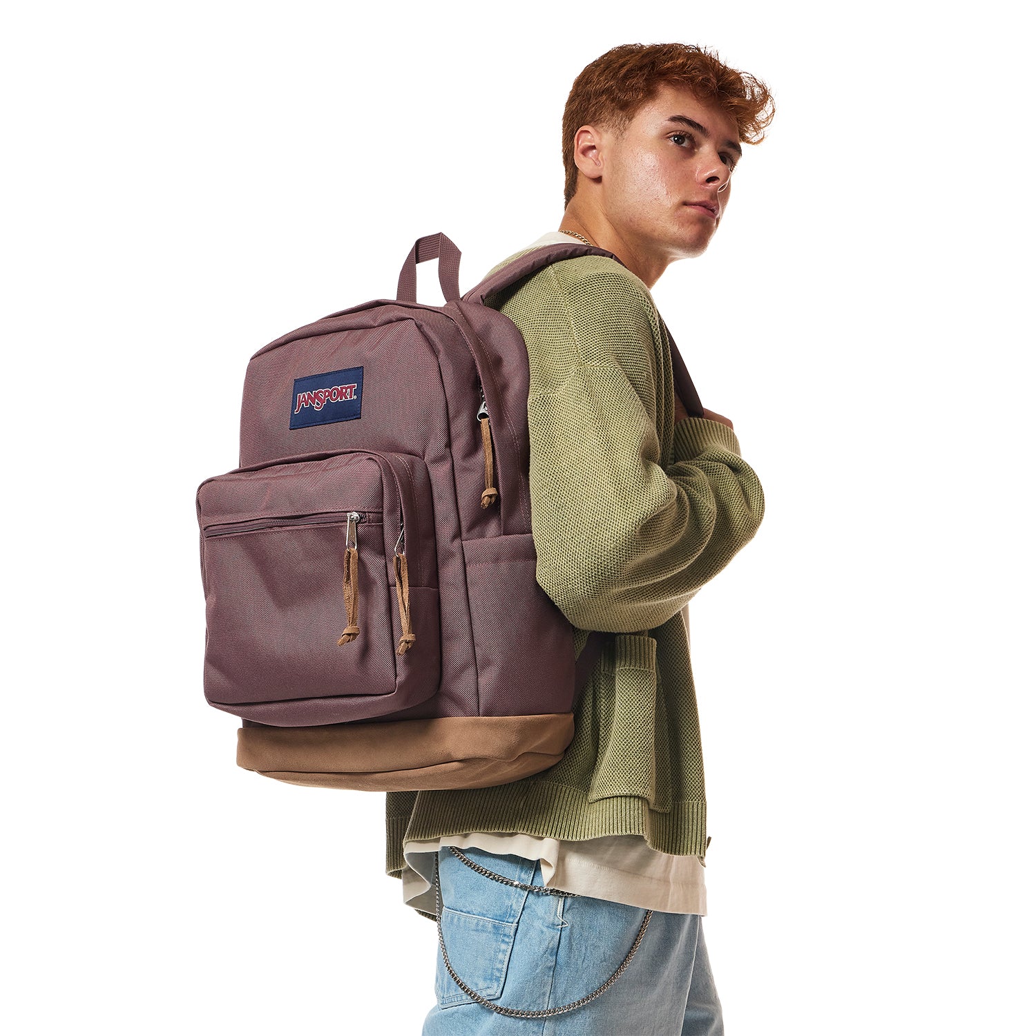 jansport backpack leather brown Amazon.com: Laptop - Computer Bag with 2 Compartments, Ergonomic Shoulder Straps, 15 Laptop Sleeve, Haul Handle The JanSport Right Pack Expressions Backpack combines the iconic Right Pack silhouette with premium materials and everyday functionality Vintage Leather Jansport Backpack Aztec