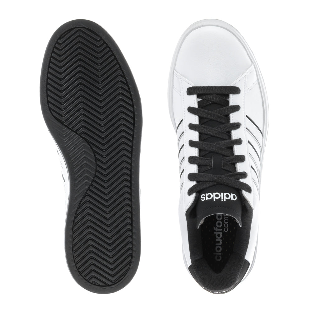 adidas Men's Grand Court 2.0 Sneakers (White/Black) - Size 13.0 M adidas Men's Grand Court 2.0 Sneakers (White/Black) - Size 13.0 M