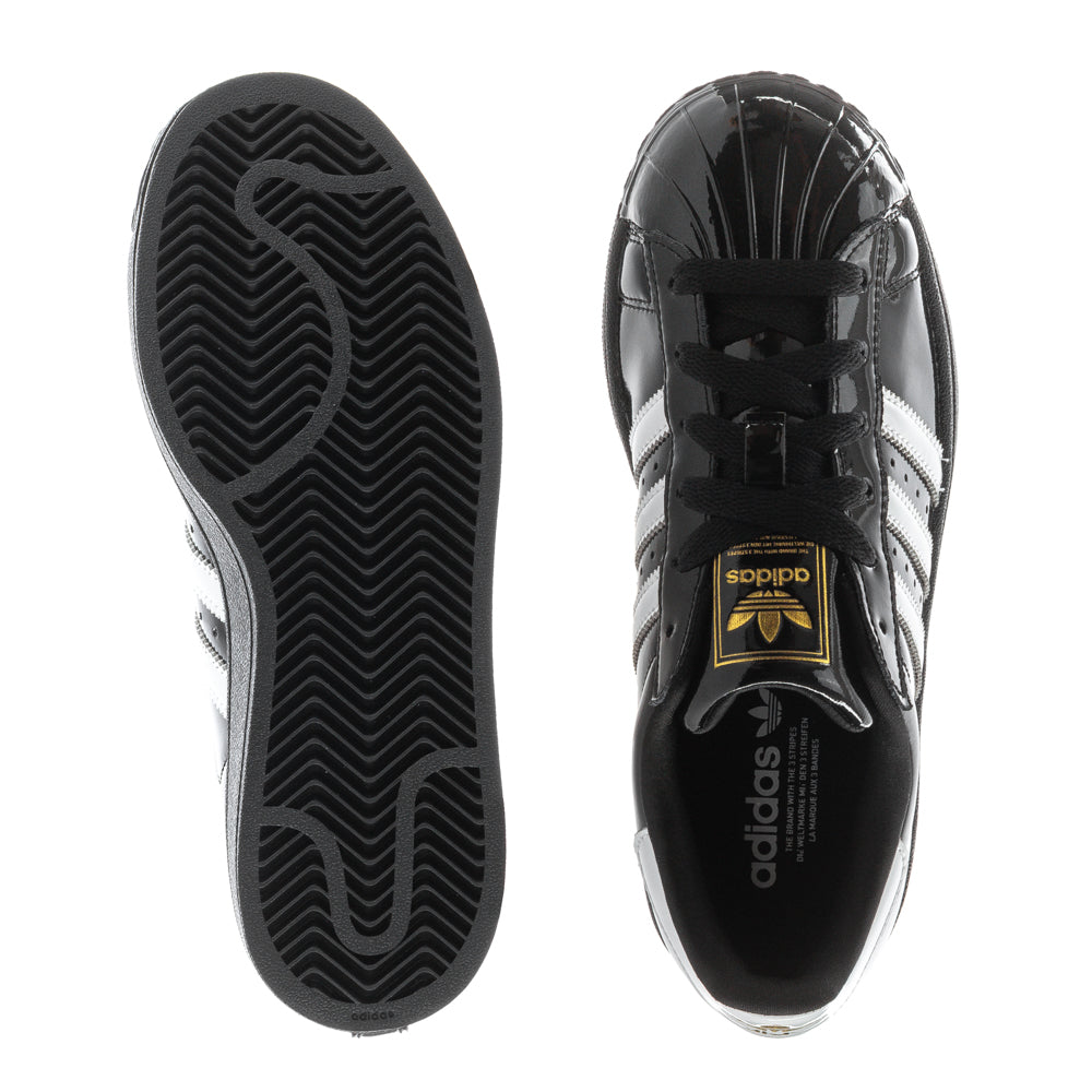 adidas Superstar II Shoes - Women's - Core Black / Cloud White / Gold - 7.5 adidas Superstar II Shoes - Women's - Core Black / Cloud White / Gold - 7.5