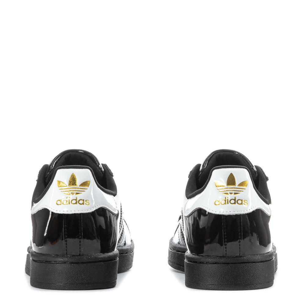 adidas Superstar II Shoes - Women's - Core Black / Cloud White / Gold - 7.5 adidas Superstar II Shoes - Women's - Core Black / Cloud White / Gold - 7.5