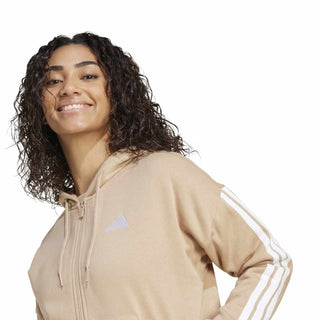 Essentials 3-Stripe FZ Hoody - Womens