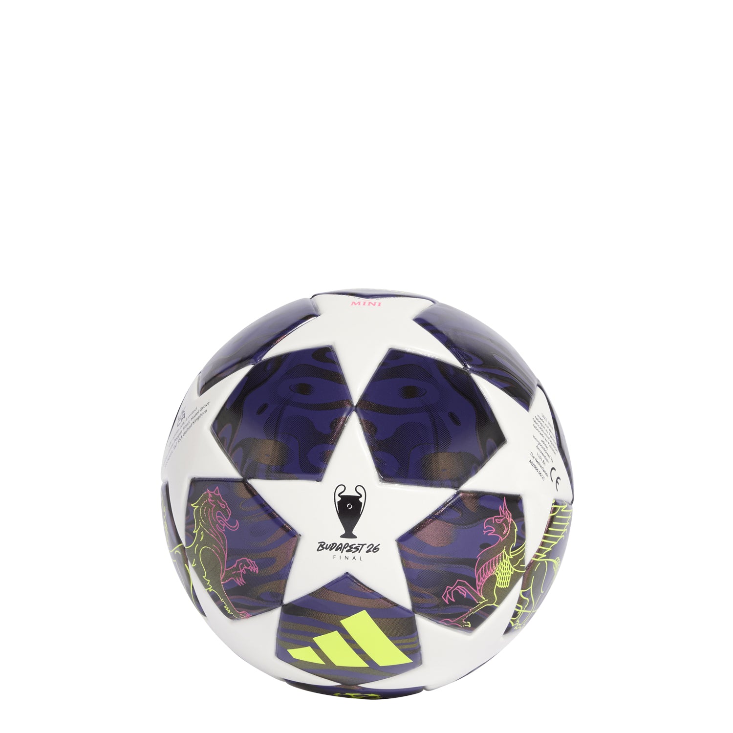 Adidas 2026 UEFA Champions League Mini Ball | Dark Purple/White