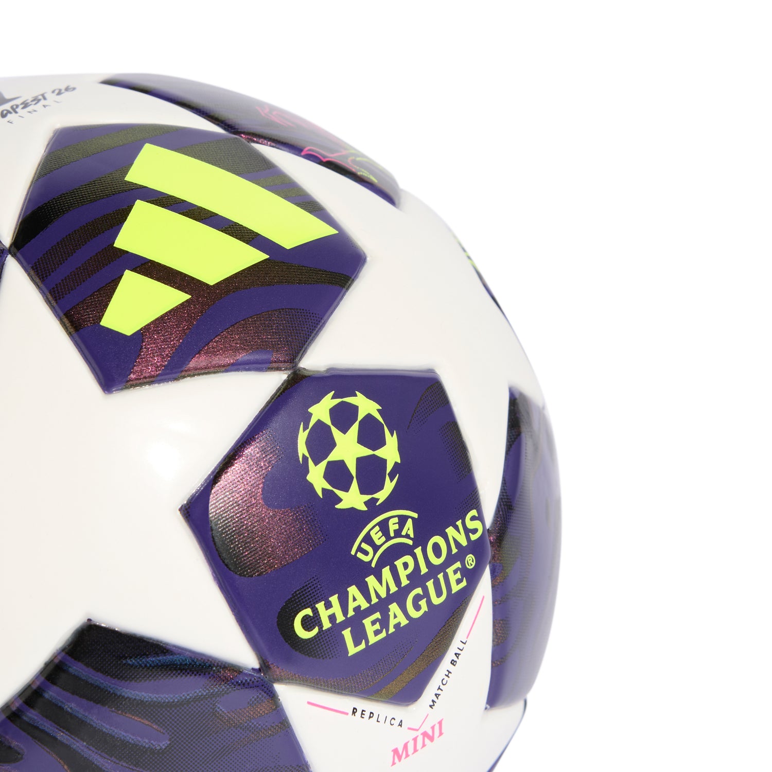 Adidas 2026 UEFA Champions League Mini Ball | Dark Purple/White