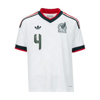 Mexico 26/27 E. Alvarez #4 Replica Away Jersey - Youth - Alternate view