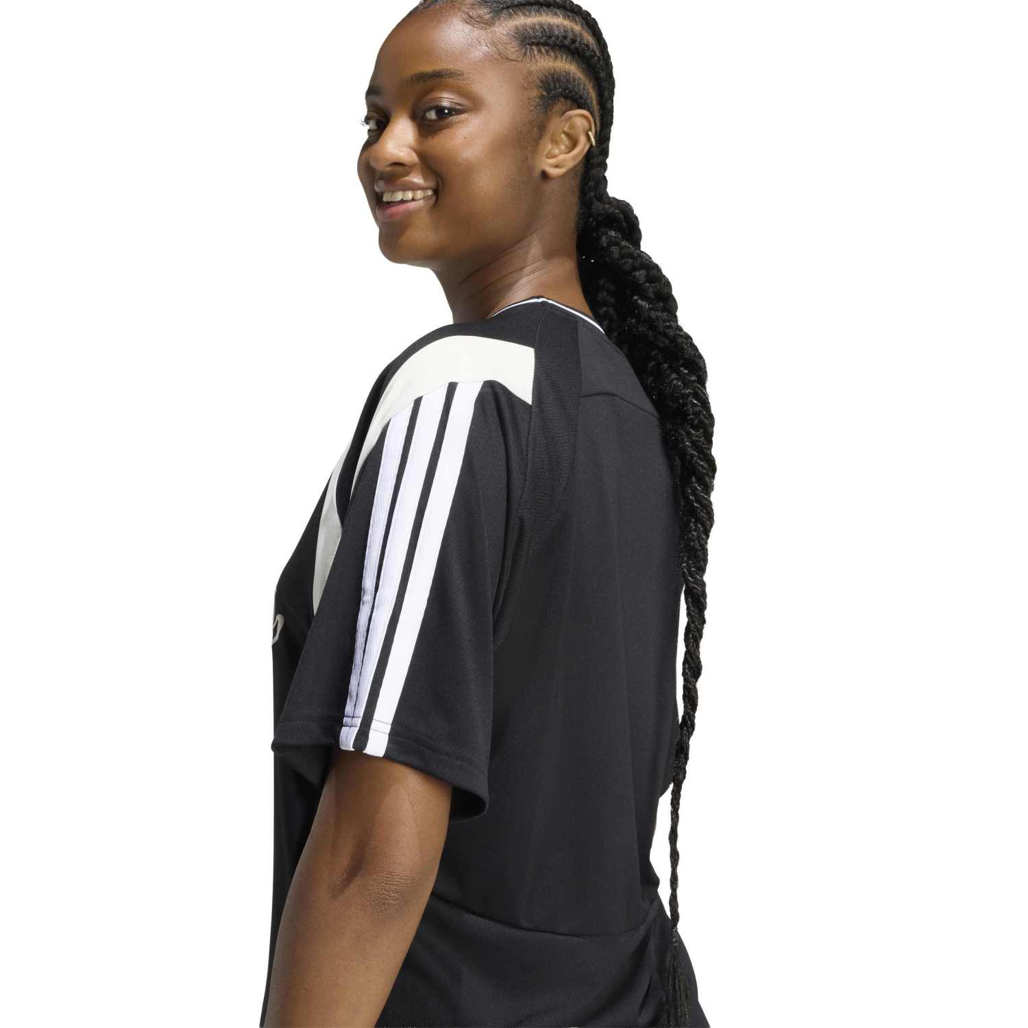 Adidas House of Tiro Jersey | Women's | Black/Off White/White