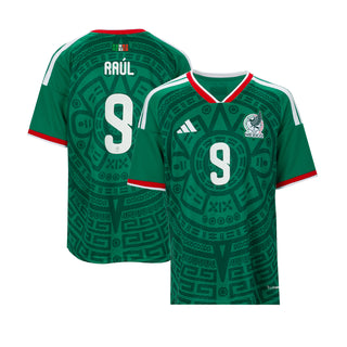 Mexico 26/27 Raul #9 Replica Home Jersey - Youth - Main view