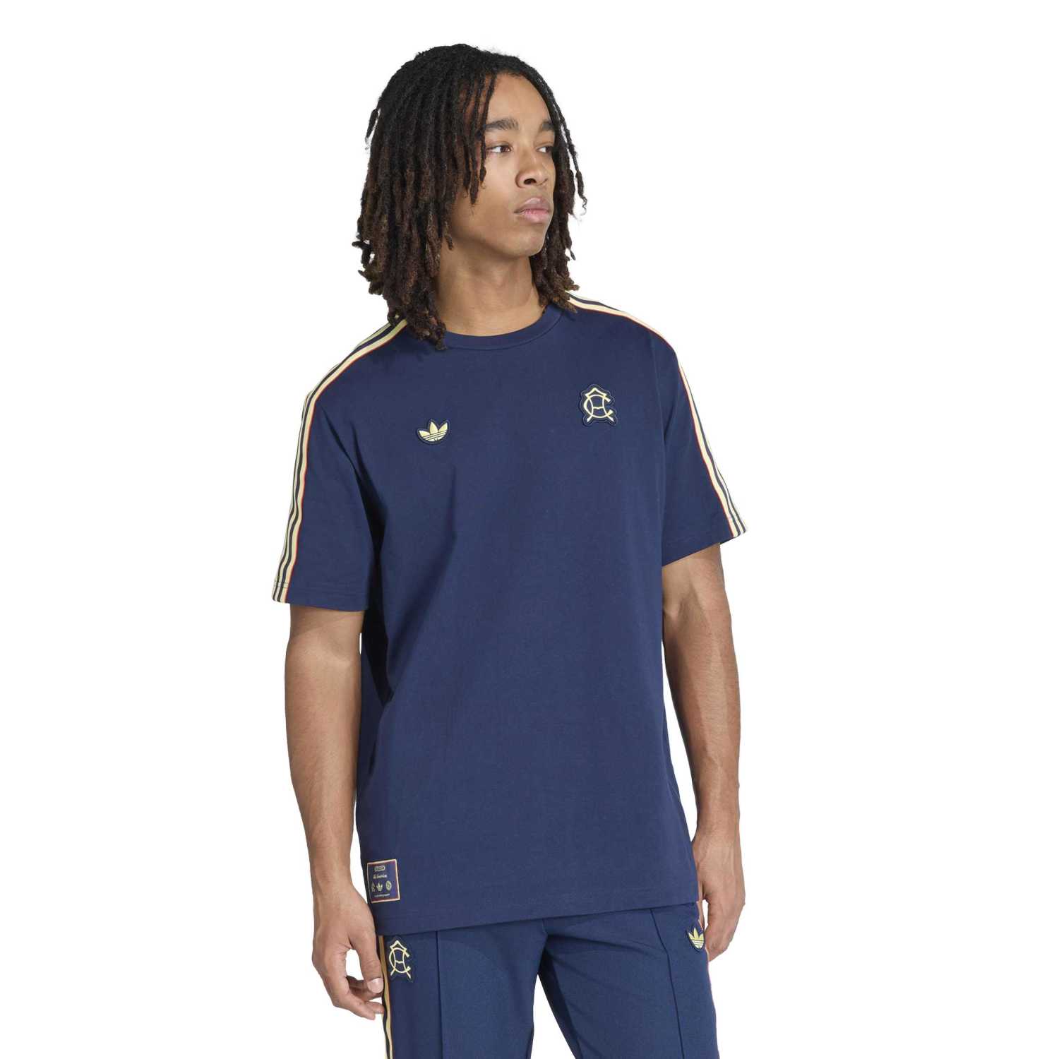 Adidas Club America Icon Tee | Men's | Collegiate Navy | ShopWSS