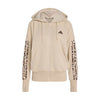 Essentials Animal Print 3- Stripes Hoody - Womens