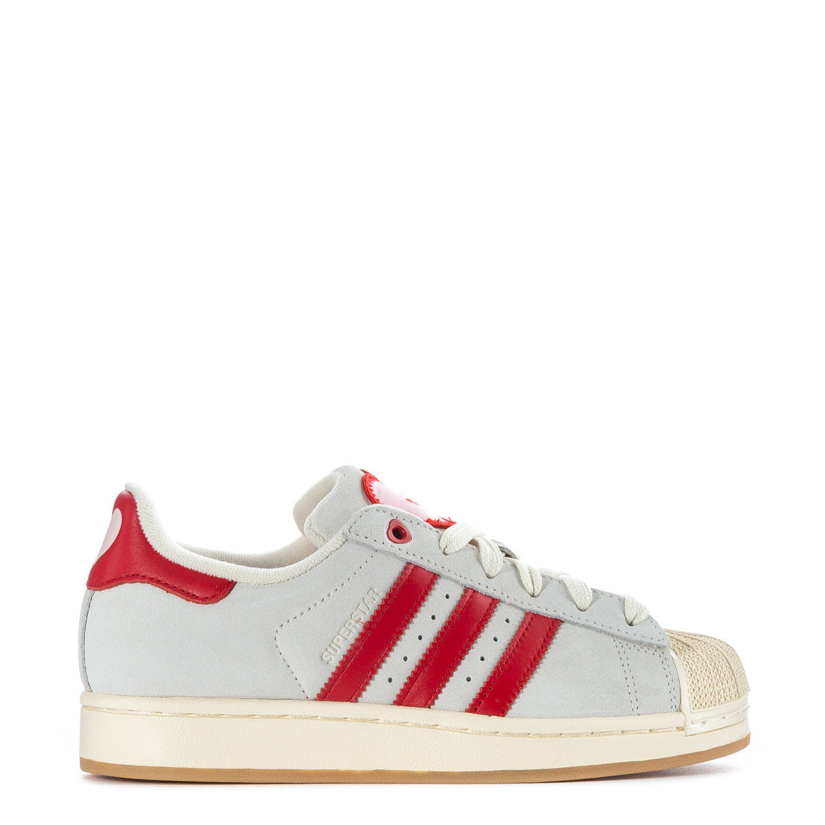 Adidas Superstar II | Women's | (Valentine's Day) Cream White/Better Scarlet/Sandy Pink/Gum | ShopWSS Adidas Superstar II | Women's | (Valentine's Day) Cream White/Better Scarlet/Sandy Pink/Gum | ShopWSS