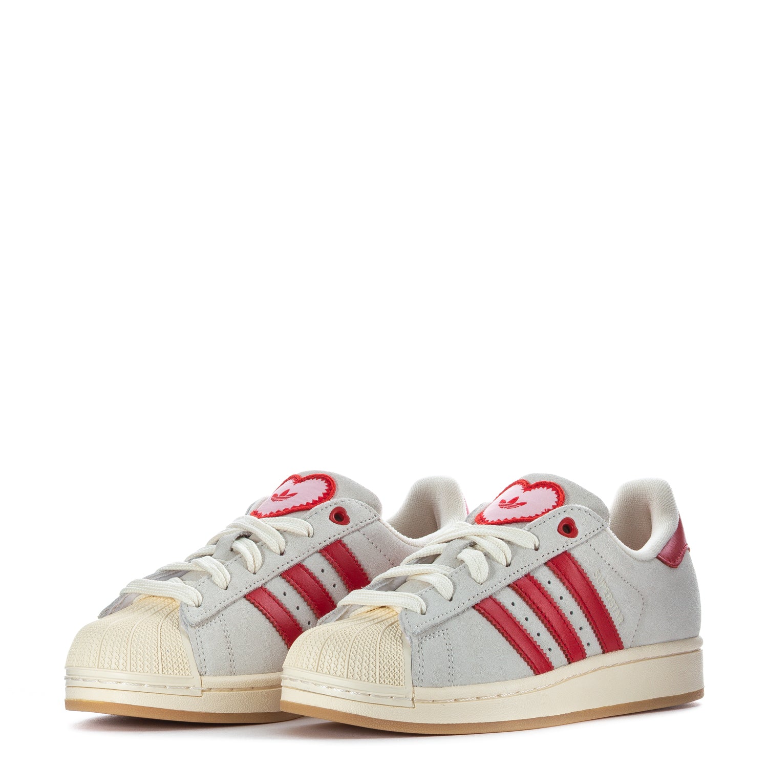 Adidas Superstar II | Women's | (Valentine's Day) Cream White/Better Scarlet/Sandy Pink/Gum | ShopWSS Adidas Superstar II | Women's | (Valentine's Day) Cream White/Better Scarlet/Sandy Pink/Gum | ShopWSS