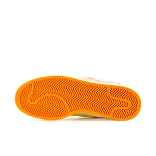 Men's Superstar II sneakers outsole view with orange rubber tread pattern