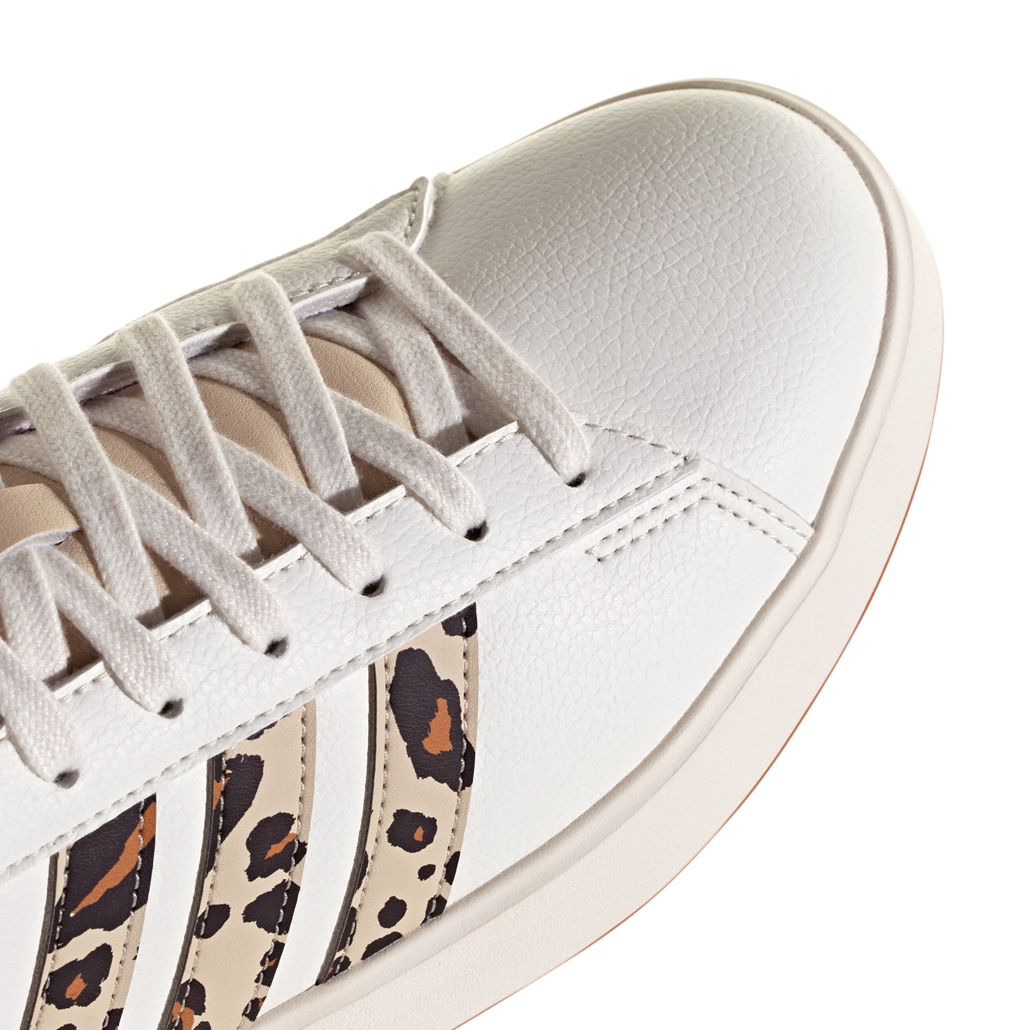 Adidas Grand Court 3.0 | Women's | (Leopard Stripes) Beige/Crystal  Linen/Aurora Coffee/Matte Gold