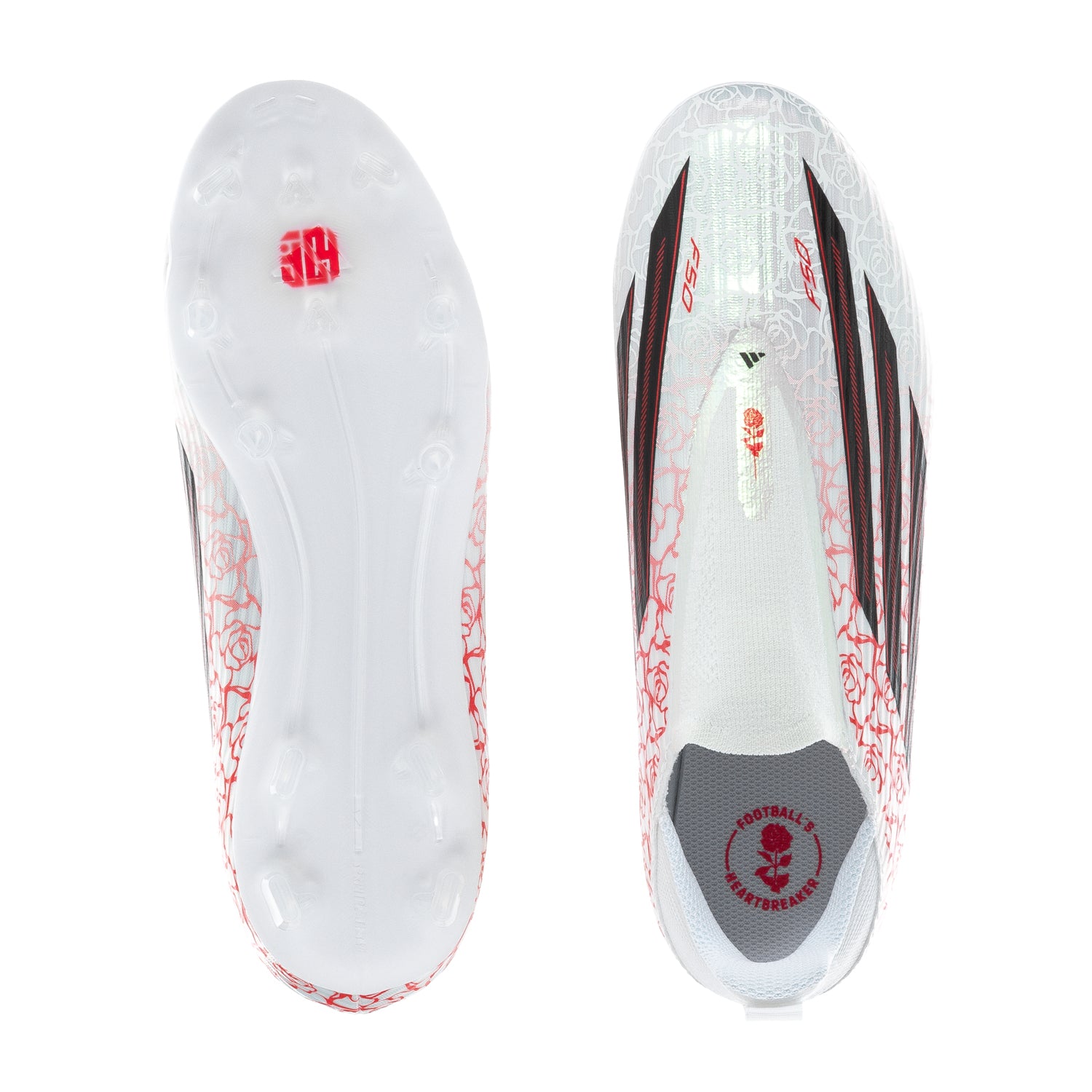 Adidas F50 League LL FG/MG | Youth | (Lamine Yamal) White/Core