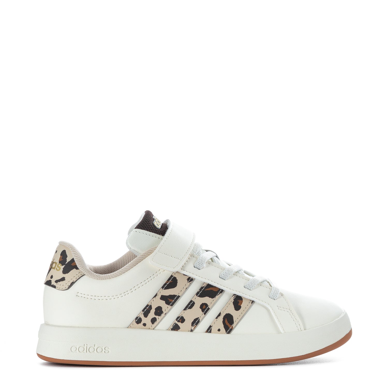 Adidas Grand Court 3.0 | Kids | Leo (White/Crystal Linen/Coffee
