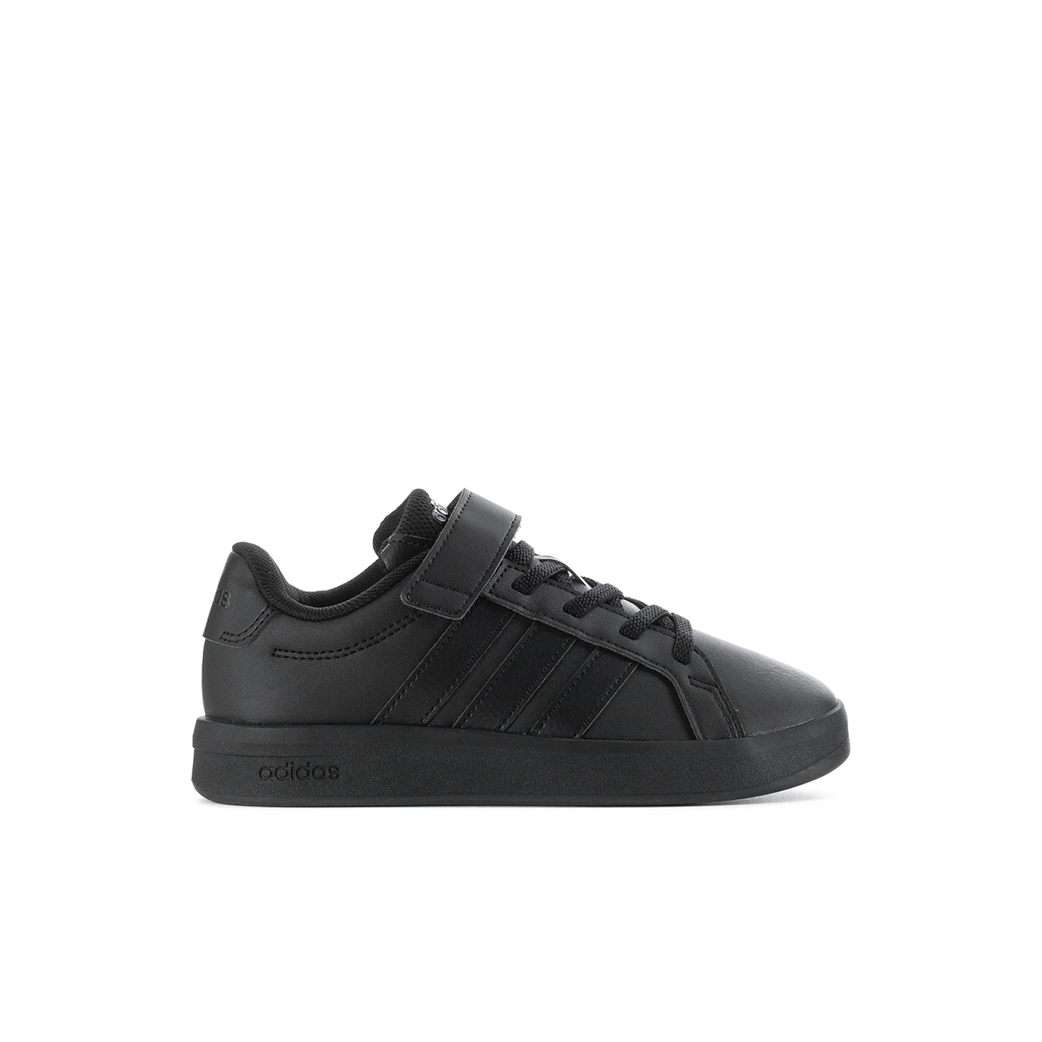 adidas Grand Court 3.0 Kid's Shoes in Black/Black/Black Size 01.0