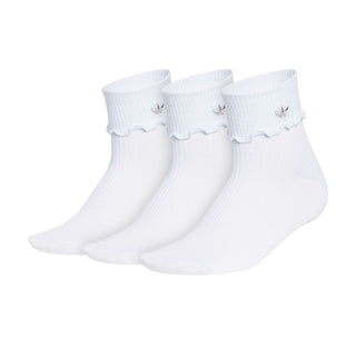 3 Pack Medium Originals Cuffed Ruffle Quarter