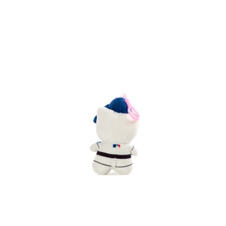 Hello Kitty x Dodgers 4" Plush Backpack Clip