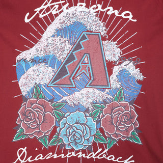 Arizona Diamondbacks Wave & Roses Tee -Mens