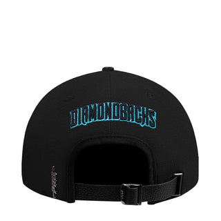 Diamondbacks Sugar Skull Wool Blend Pinch Front Strapback