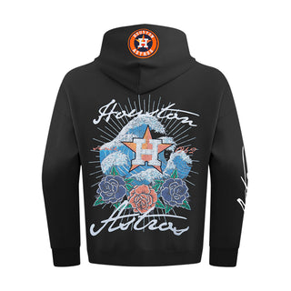 Houston Astros Wave & Roses Hoodie-Mens