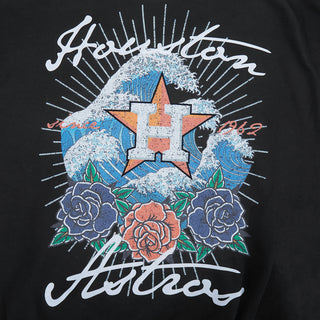 Houston Astros Wave & Roses Hoodie-Mens