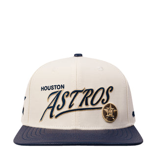 Astros Topper 2-Tone Wordmark Strapback
