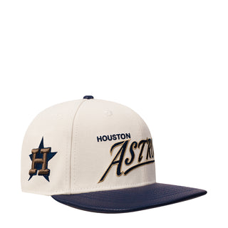 Astros Topper 2-Tone Wordmark Strapback